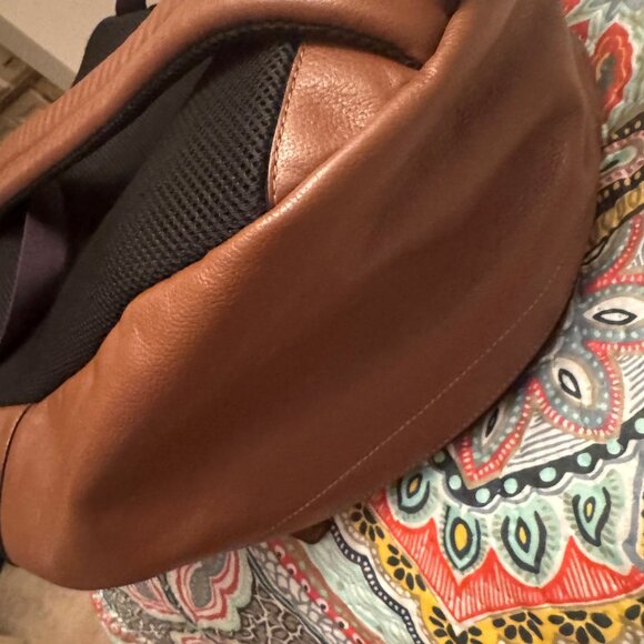 Tan and Black Coach Backpack - Picture 11 of 12